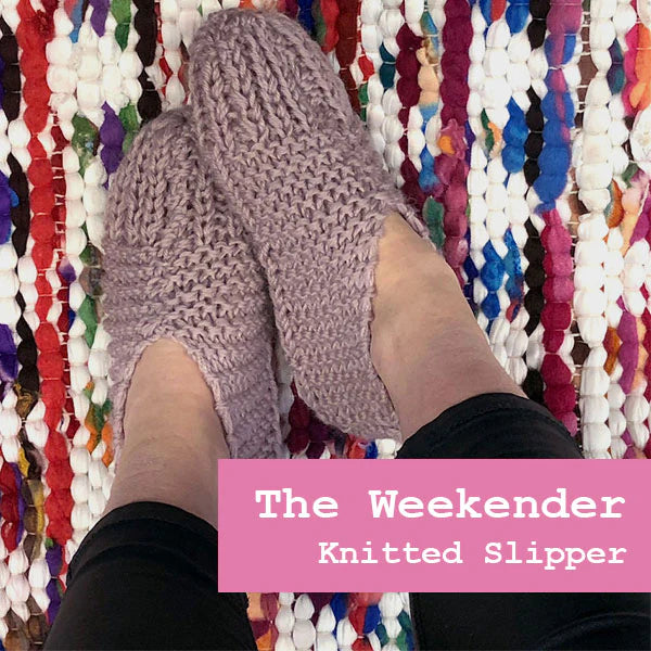 Knitted best sale slippers nz