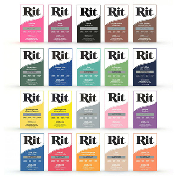 RIT color dye charts  Rit dye colors chart, How to dye fabric