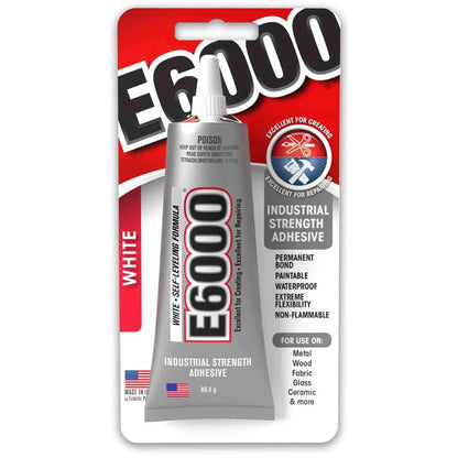 MOLLIES New Zealand / E6000 Crystal Clear Craft Glue White 80gm