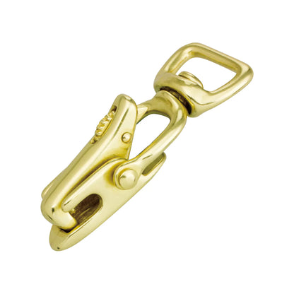 MOLLIES New Zealand / IVAN Solid Brass Locking Jaw Snap Solid Brass 20mm (3 4") Each