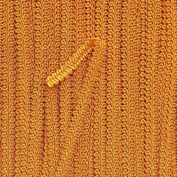 MOLLIES New Zealand / GIMP BRAID French 8mm Orange Gold Per meter