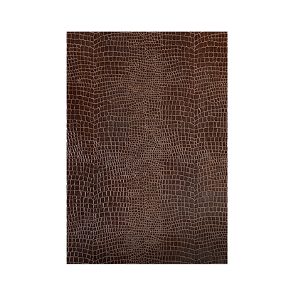 MOLLIES New Zealand / LEATHER Chrome Tanned Misc / Panel Brown Embossed 2oz B4