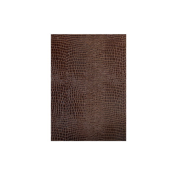 MOLLIES New Zealand / LEATHER Chrome Tanned Misc / Panel Brown Embossed 2oz A4