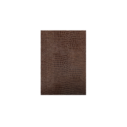 MOLLIES New Zealand / LEATHER Chrome Tanned Misc / Panel Brown Embossed 2oz A5