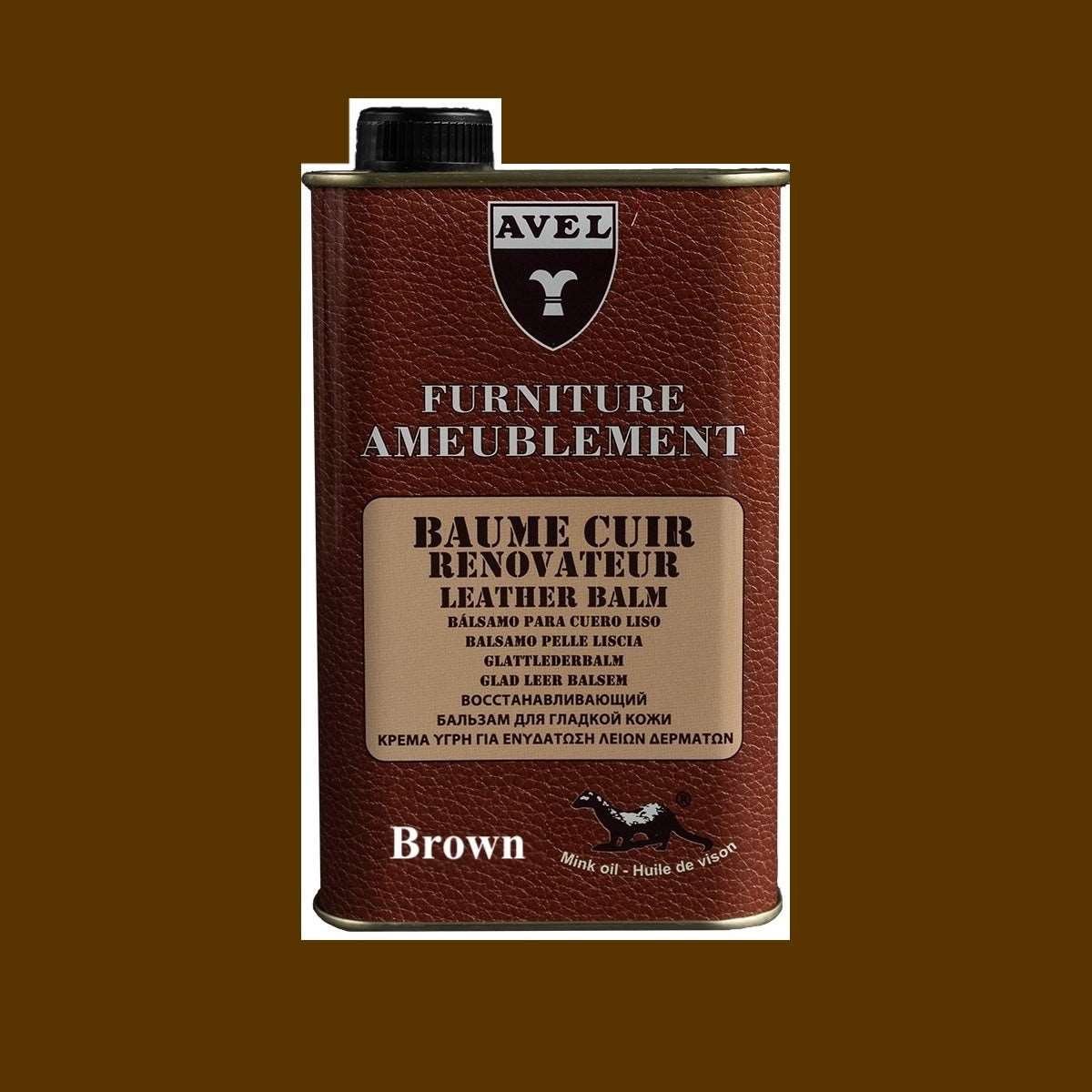 MOLLIES New Zealand / AVEL Leather Renovating Balm Liquid 500ml 04 Brown