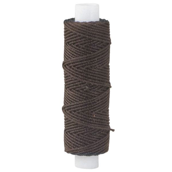 MOLLIES New Zealand / IVAN Waxed Polyester Thread Brown 0.9mm 22.9m