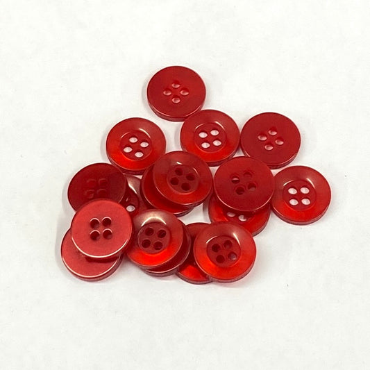 MOLLIES New Zealand / SULLIVANS Button 4-Hole Red