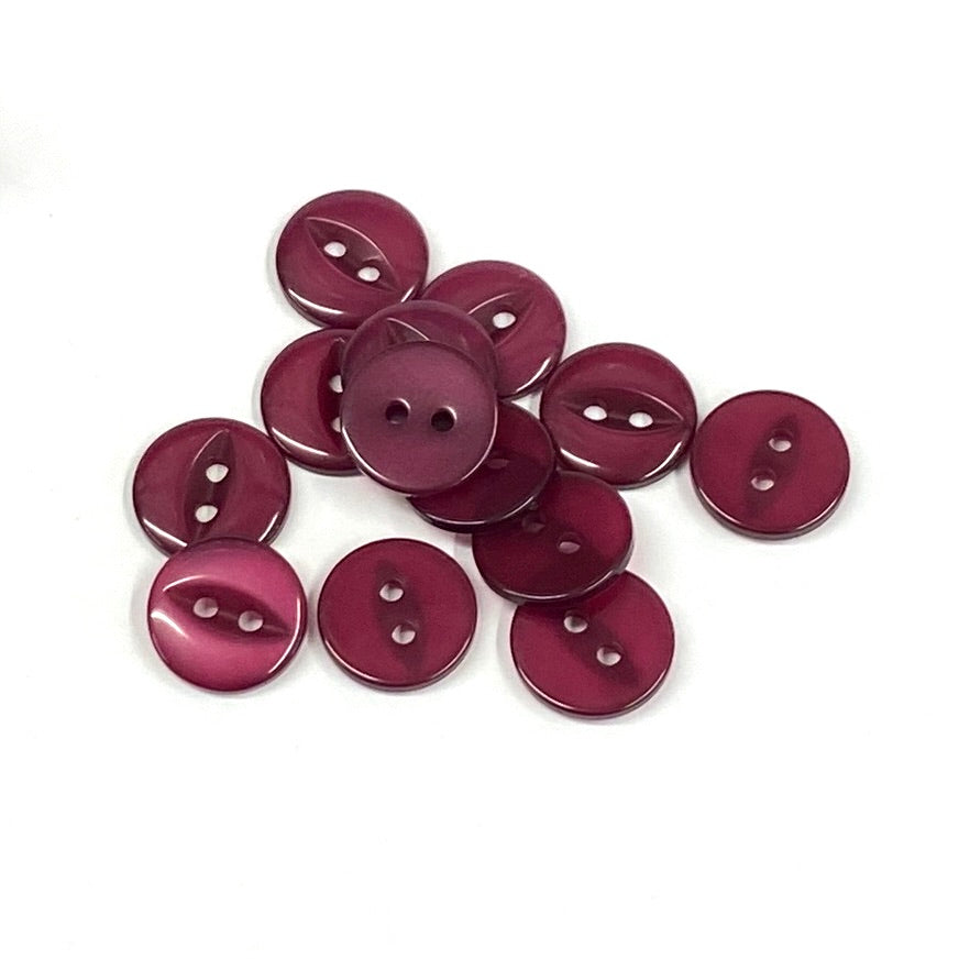 MOLLIES New Zealand / SULLIVANS Button 2-Hole Maroon