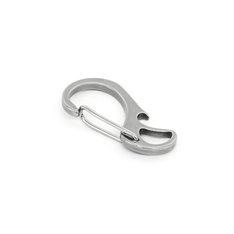 MOLLIES New Zealand / IVAN Stainless Carabiner Bottle Opener Stainless Steel 23mm (7 8") Each