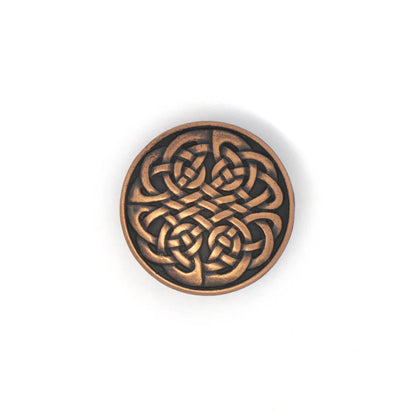 MOLLIES New Zealand / IVAN Celtic Knot Concho Antique Copper 30mm (1-1 4")