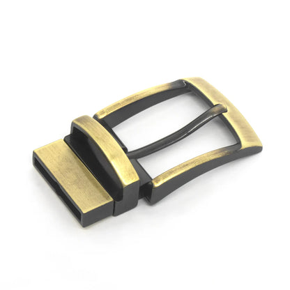 MOLLIES New Zealand / IVAN Reversible End Bar Buckle Brushed Antique Brass 30mm (1-3 16")