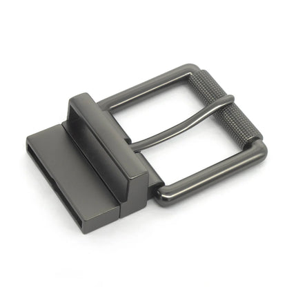 MOLLIES New Zealand / IVAN Reversible End Bar Buckle Gunmetal 30mm (1-3 16")