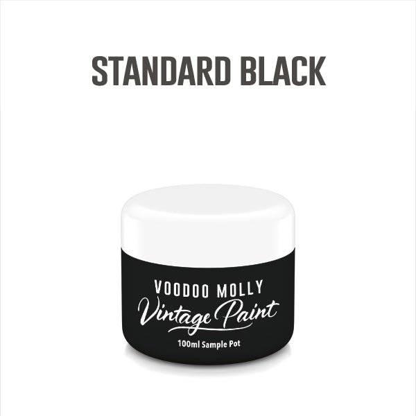 MOLLIES New Zealand / Vintage Paint Standard Black 100ml