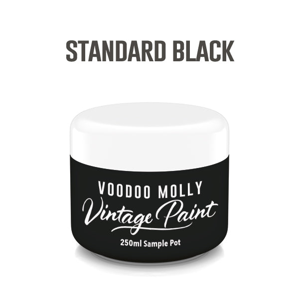 MOLLIES New Zealand / Vintage Paint Standard Black 250ml