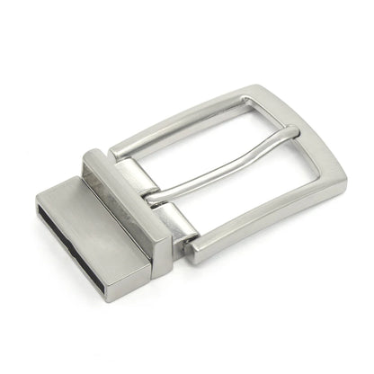 MOLLIES New Zealand / IVAN Reversible End Bar Buckle Brushed Nickel 32mm (1-1 4")