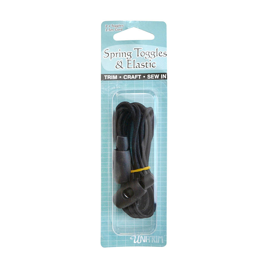 MOLLIES New Zealand / UNI TRIM Toggle & Cord Set Black