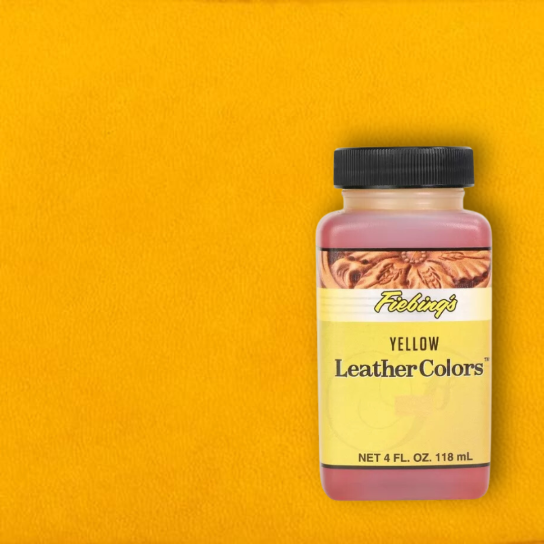 MOLLIES New Zealand / FIEBING'S LeatherColors Yellow 118ml (4oz)