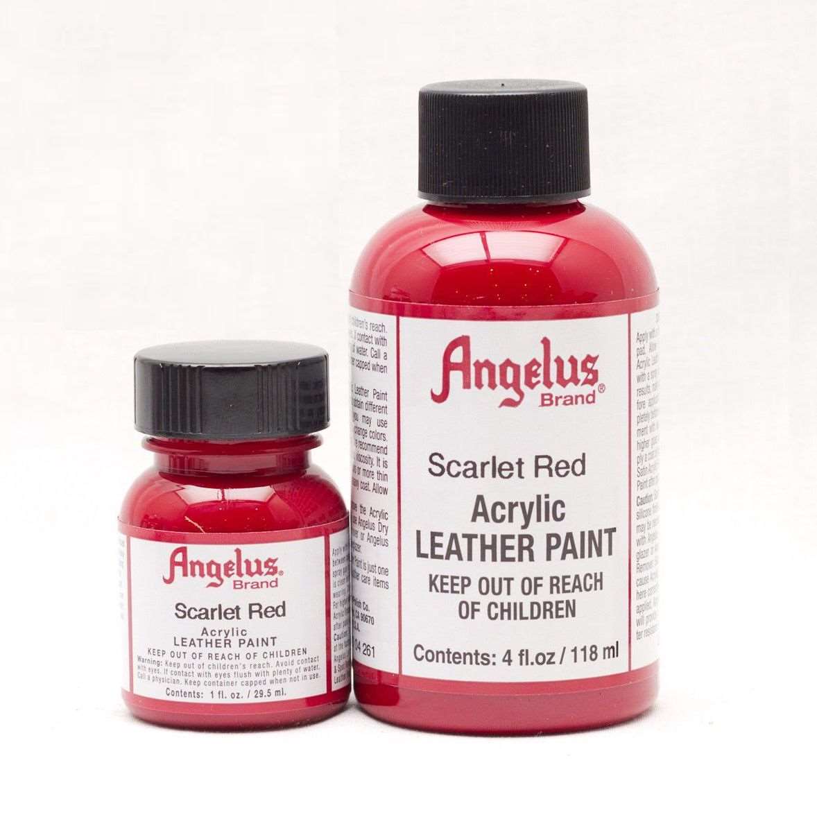 MOLLIES New Zealand / ANGELUS Acrylic Leather Paint Scarlet Red