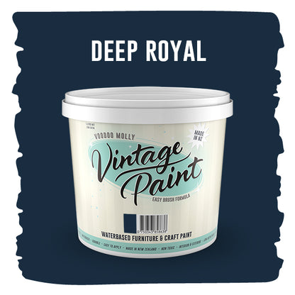 MOLLIES New Zealand / Vintage Paint Deep Royal 1 Litre