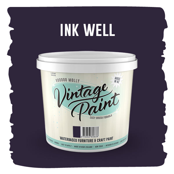 MOLLIES New Zealand / Vintage Paint Ink Well (ER) 1 Litre