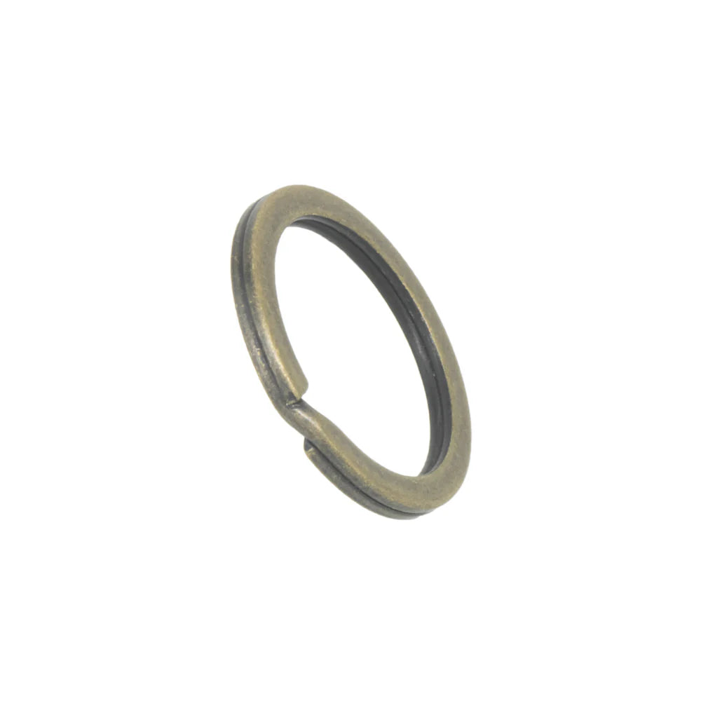 MOLLIES New Zealand / IVAN Deluxe Steel Split Ring Antique Brass 25mm (1")