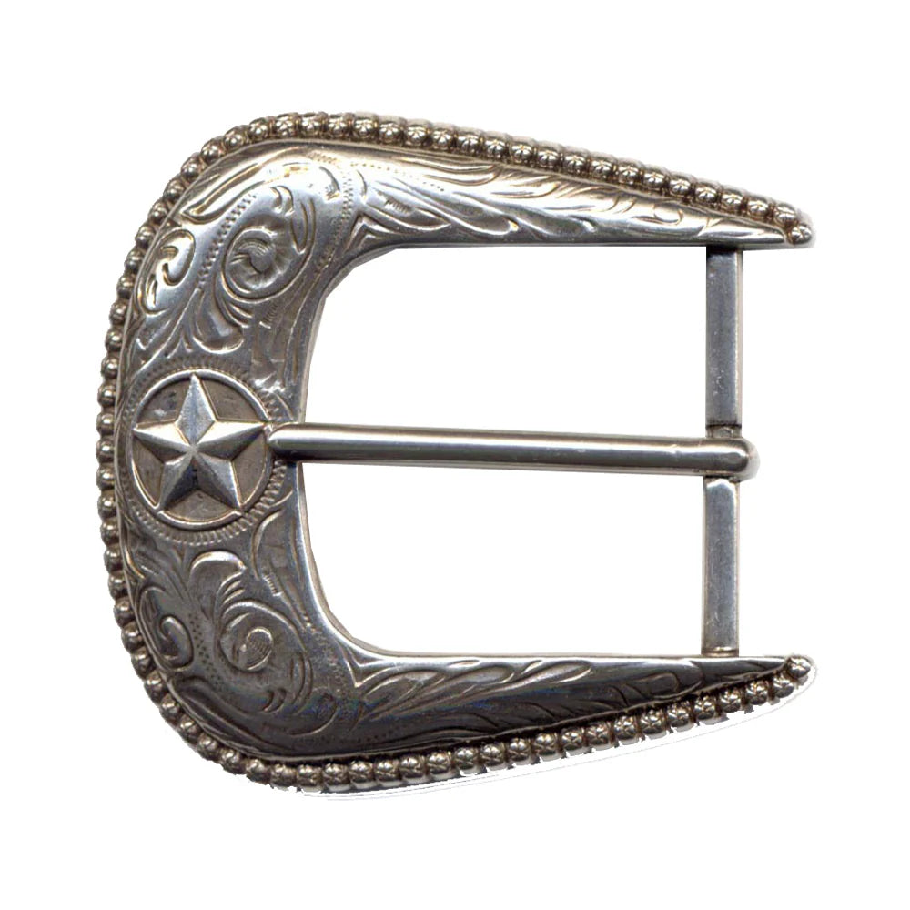 MOLLIES New Zealand / IVAN Ranger Star Buckle Antique Silver 38mm (1-1 2")