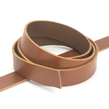 MOLLIES New Zealand / LEATHER Veg Tan Heavy Strips Tan 38mm (1-1 2") 9-10oz