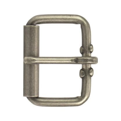 MOLLIES New Zealand / IVAN End Bar Roller Buckle Antique Nickel 52mm (2")