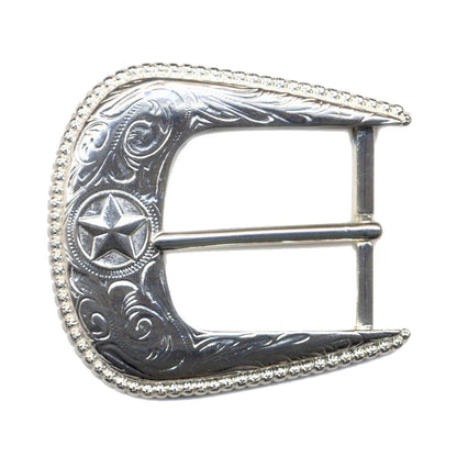 MOLLIES New Zealand / IVAN Ranger Star Buckle Silver Plated 38mm (1-1 2")