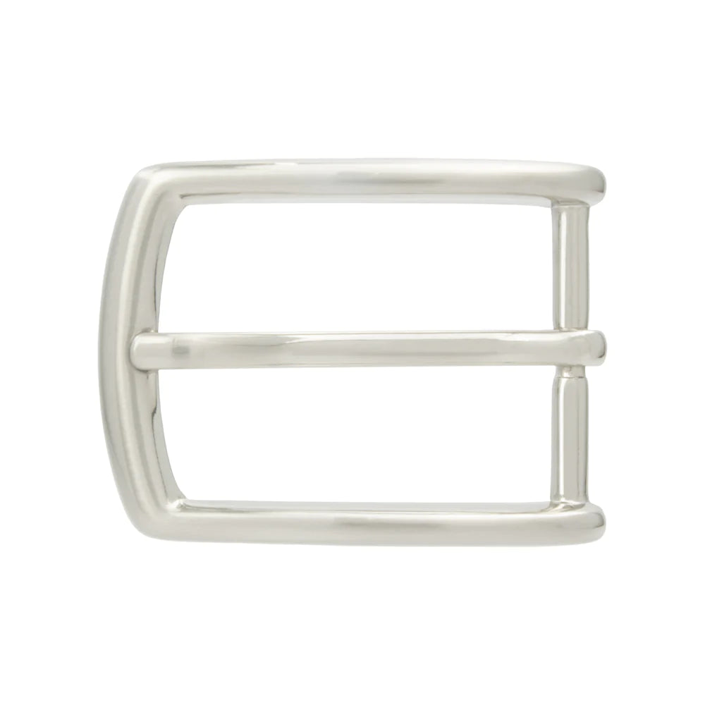 MOLLIES New Zealand / IVAN Carter Dress End Bar Buckle Brushed Nickel 30mm (1-1 4")