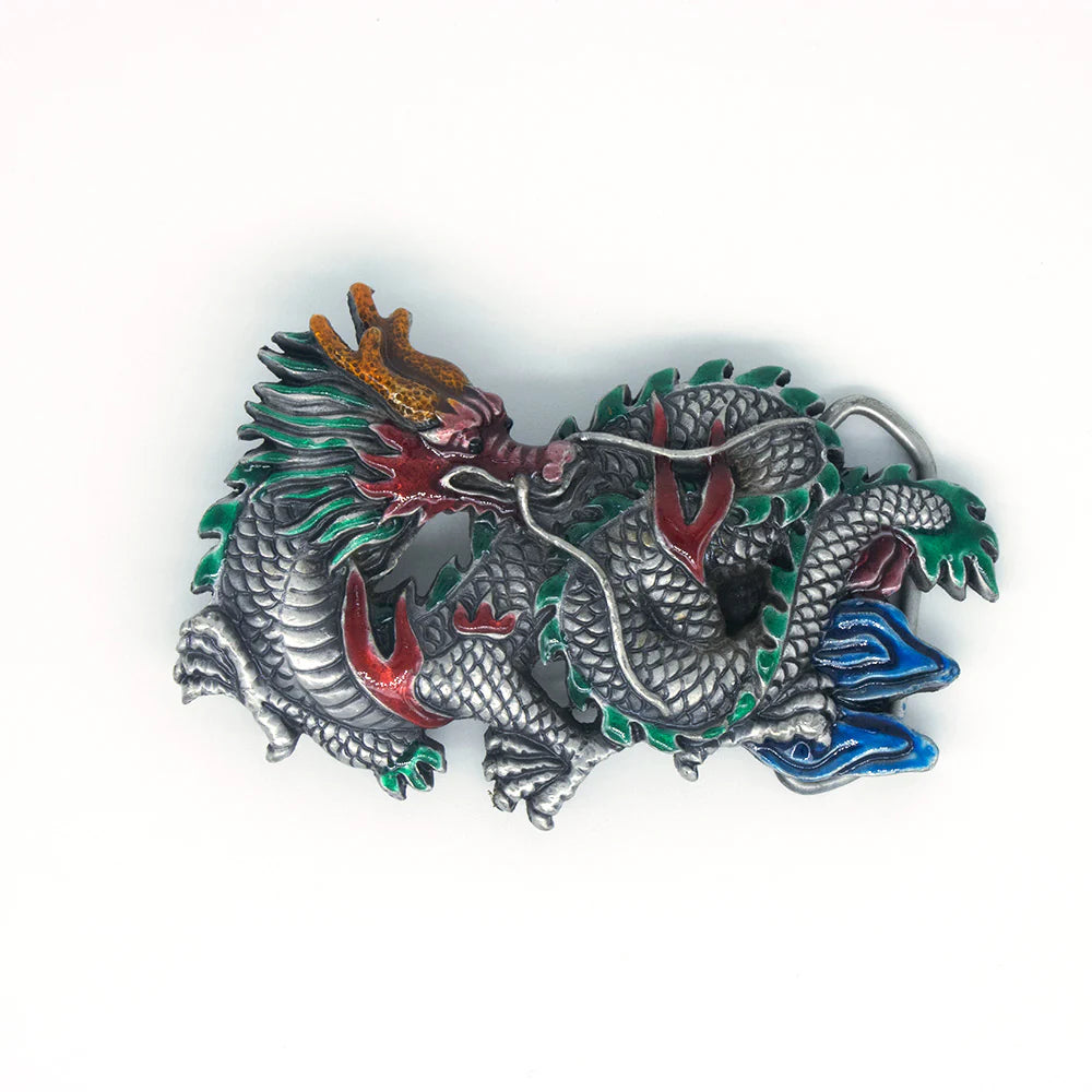 MOLLIES New Zealand / IVAN Dragon Trophy Buckle Multi Coloured 38mm (1-1 2")