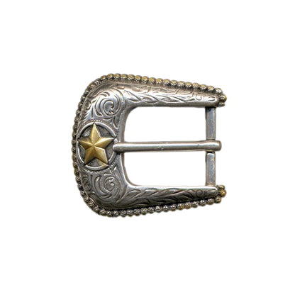 MOLLIES New Zealand / IVAN Ranger Star Buckle Antique Silver Antique Gold 25mm (1")