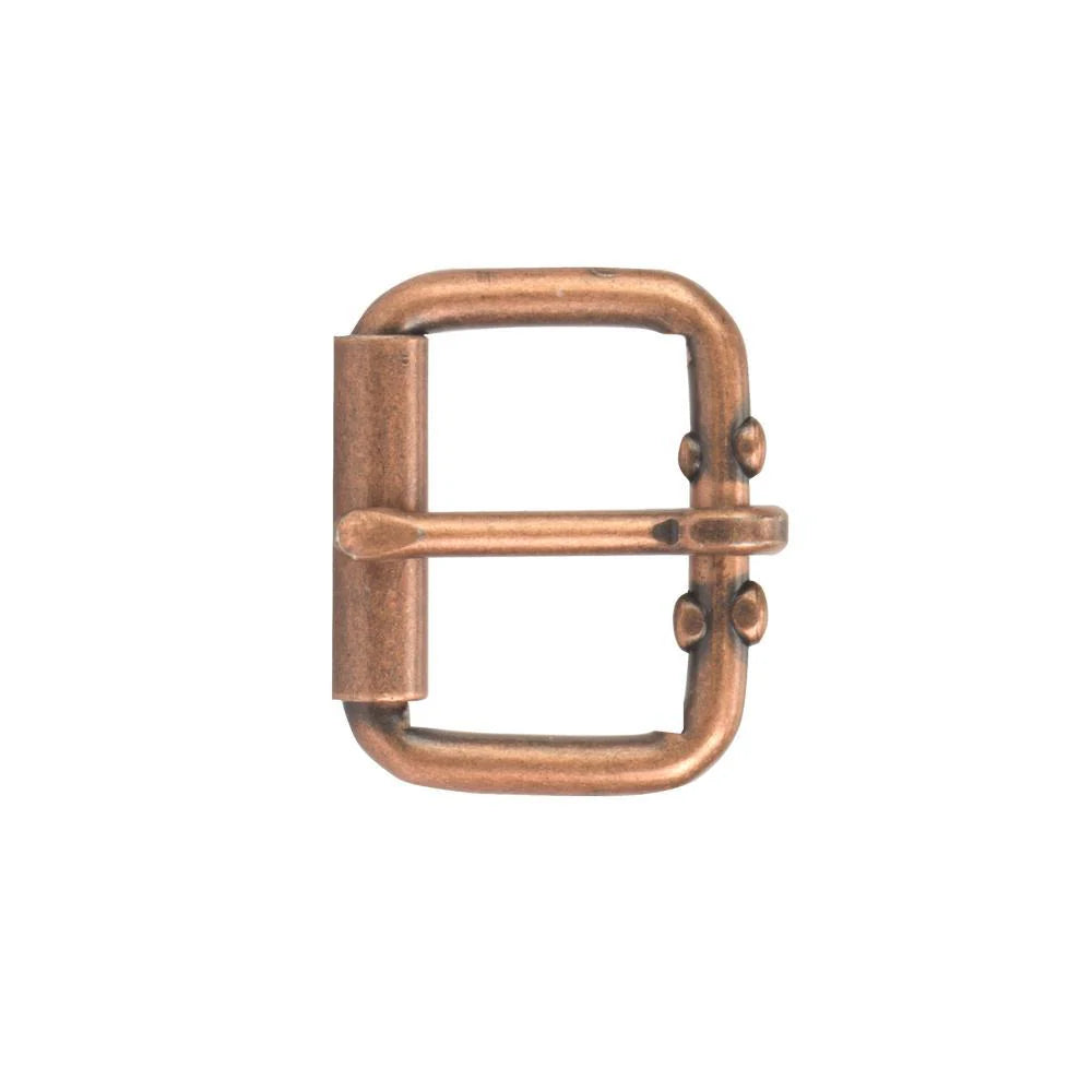 MOLLIES New Zealand / IVAN End Bar Roller Buckle Antique Copper 34mm (1-1 4")