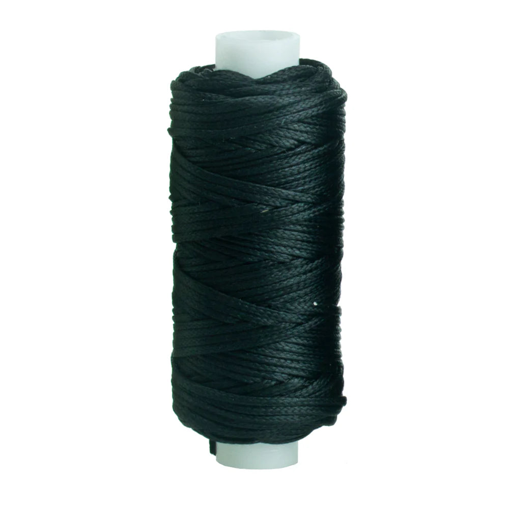 MOLLIES New Zealand / IVAN Waxed Polyester Thread Black 1.0mm 22.8m