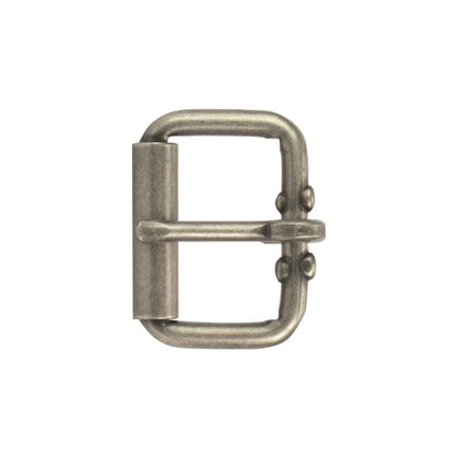 MOLLIES New Zealand / IVAN End Bar Roller Buckle Antique Nickel 38mm (1-1 2")