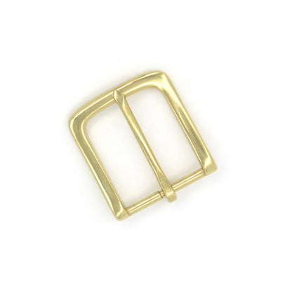 MOLLIES New Zealand / IVAN Wave End Bar Buckle Brass Plate 35mm (1-3 8")