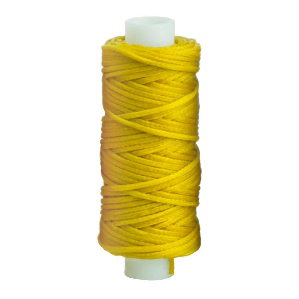 MOLLIES New Zealand / IVAN Waxed Polyester Thread Yellow 1.0mm 22.8m