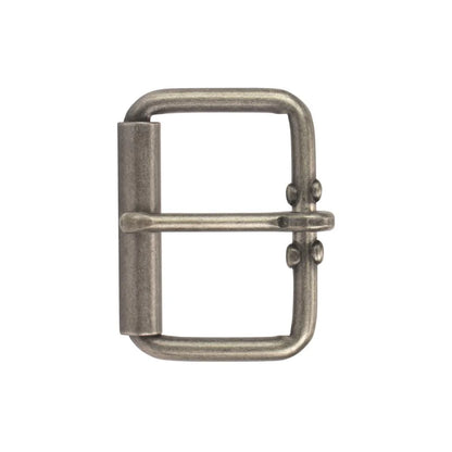 MOLLIES New Zealand / IVAN End Bar Roller Buckle Antique Nickel 45mm (1-3 4")