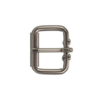 MOLLIES New Zealand / IVAN End Bar Roller Buckle Gunmetal 34mm (1-1 4")