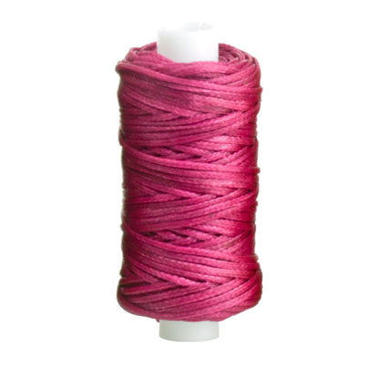 MOLLIES New Zealand / IVAN Waxed Polyester Thread Pink 1.0mm 22.8m