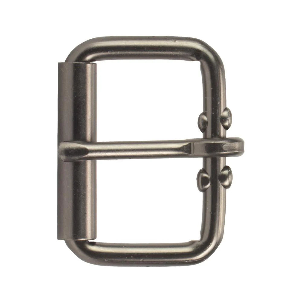 MOLLIES New Zealand / IVAN End Bar Roller Buckle Gunmetal 52mm (2")