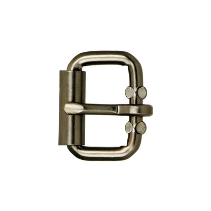 MOLLIES New Zealand / IVAN End Bar Roller Buckle Gunmetal 38mm (1-1 2")