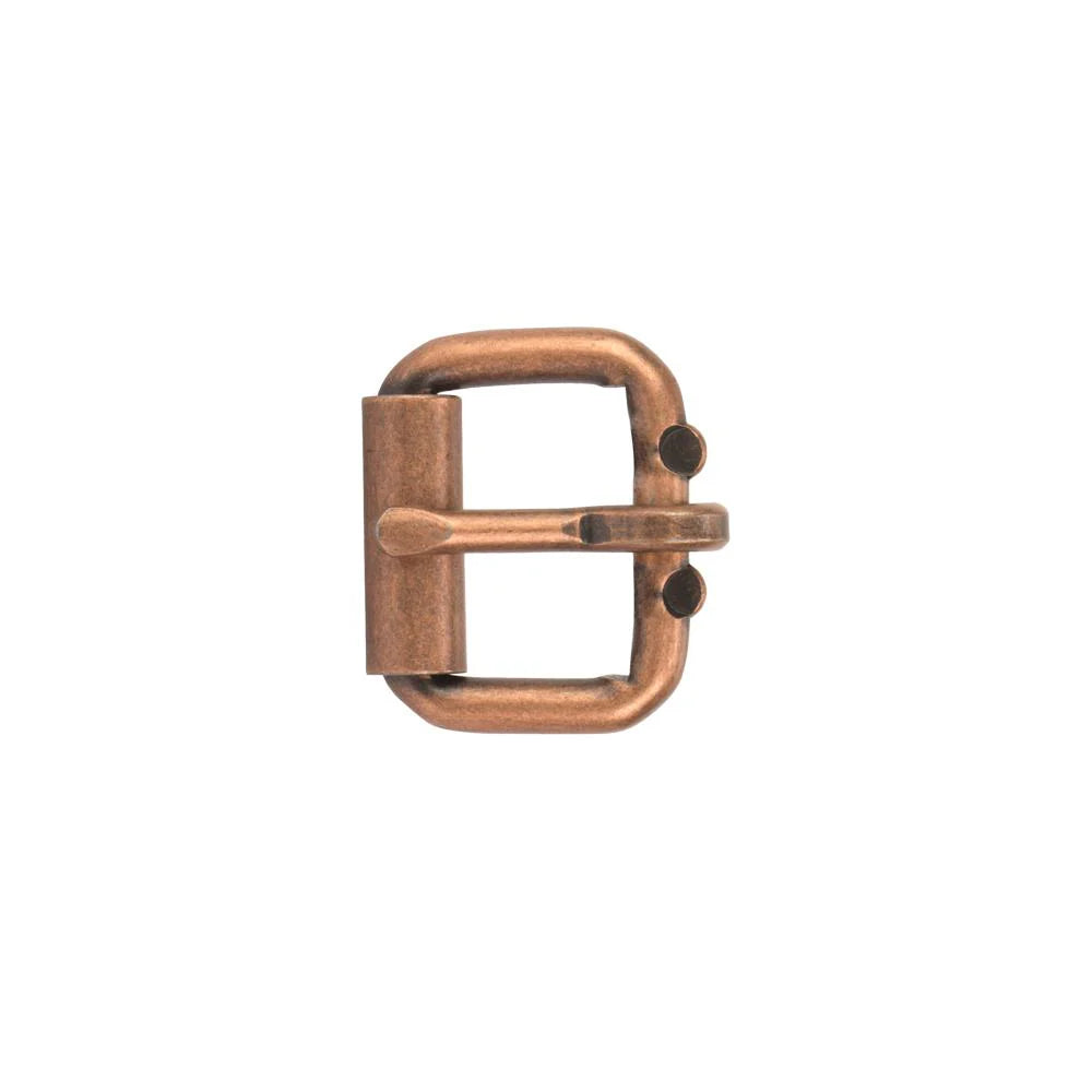 MOLLIES New Zealand / IVAN End Bar Roller Buckle Antique Copper 20mm (3 4")