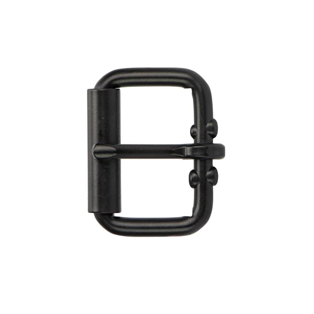 MOLLIES New Zealand / IVAN End Bar Roller Buckle Black 38mm (1-1 2")