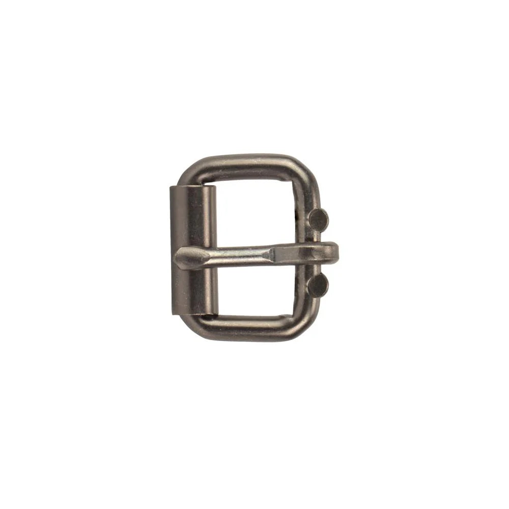 MOLLIES New Zealand / IVAN End Bar Roller Buckle Gunmetal 20mm (3 4")