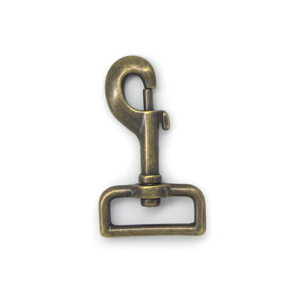 MOLLIES New Zealand / IVAN Swivel Spring Snap Old English Brass 38mm (1-1 2")