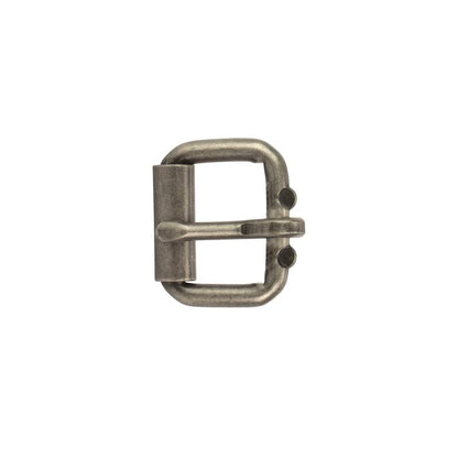 MOLLIES New Zealand / IVAN End Bar Roller Buckle Antique Nickel 20mm (3 4")