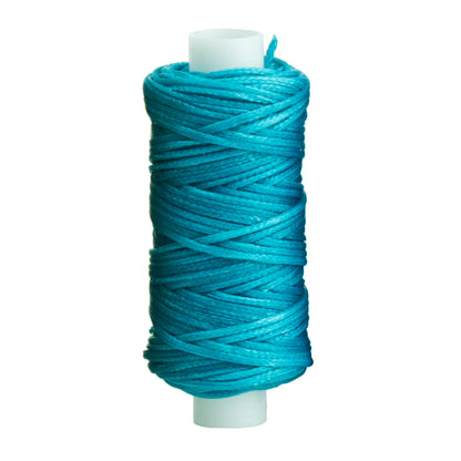 MOLLIES New Zealand / IVAN Waxed Polyester Thread Turquoise 1.0mm 22.8m