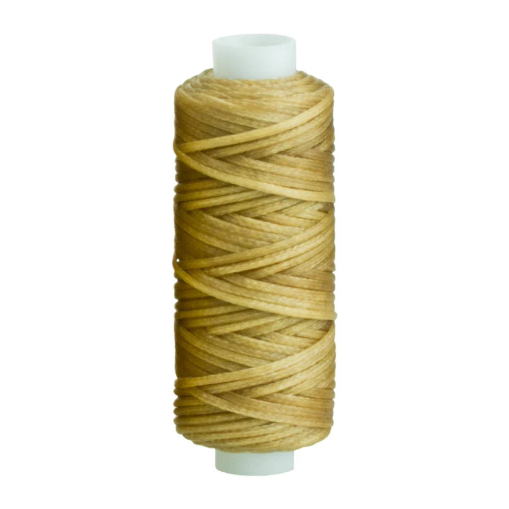 MOLLIES New Zealand / IVAN Waxed Polyester Thread Beige 1.0mm 22.8m