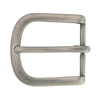 MOLLIES New Zealand / IVAN Utica End Bar Buckle Antique Nickel 38mm (1-1 2")